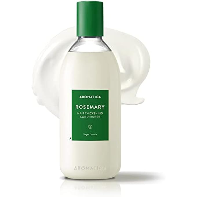 AROMATICA ROSEMARY THICKENING CONDITIONER VEGAN, GROWTH STIMULATING CONDITIONER FOR MEN AND WOMEN, VOLUMIZING AND PURIFYING -384G / 400ML - Image 1